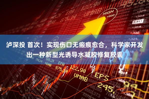 泸深投 首次！实现伤口无瘢痕愈合，科学家开发出一种新型光诱导水凝胶修复胶囊